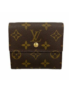 Louis Vuitton Trifold Wallet Monogram Roulis Portefeuille Brown Violet
